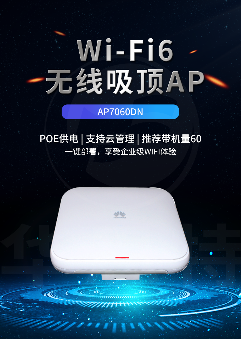 華為 AP7060DN wifi6室內型無線AP