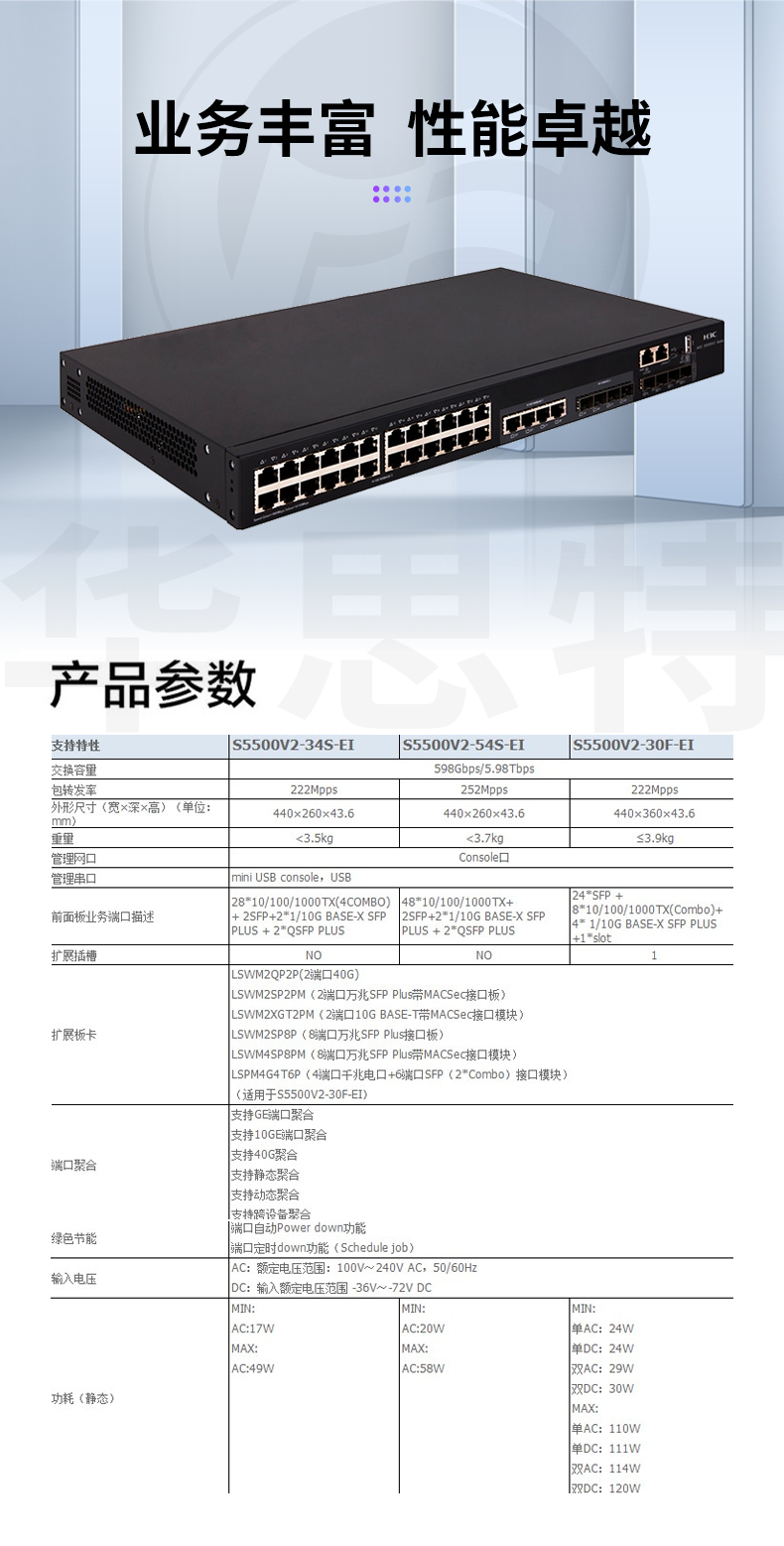 華三交換機(jī) LS-5500V2-34S-EI